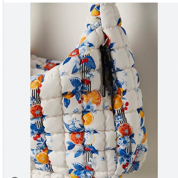 Free People Movement Printed Carryall Tote 🍊 Tangerine Dream - LIMITED EDITION - Picture 5 of 8